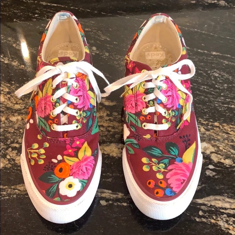 Keds Rifle Paper Co.  Floral Shoes